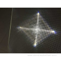 Clear prismatic polycarbonate panel for led lighting